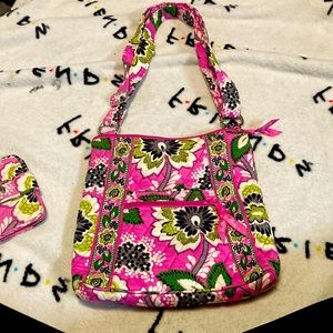 Vera Bradley pink purse with matching wallet new with out tags